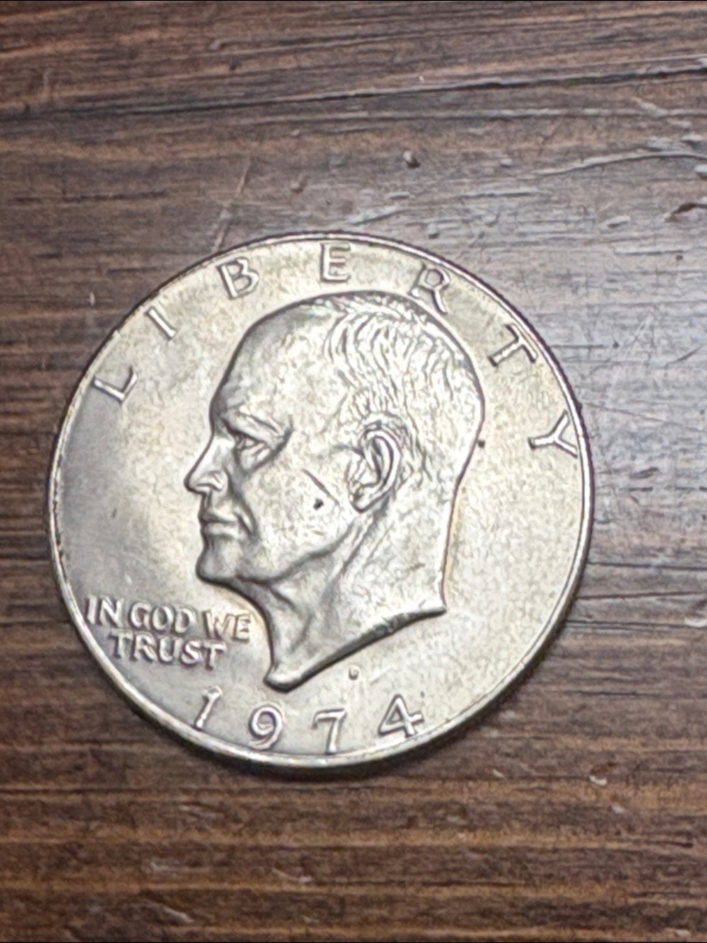 1974 D Eisenhower One Dollar Coin